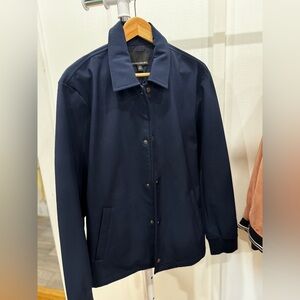 Banana Republic Navy coat. Like new, worn once, excellent condition. Size Medium